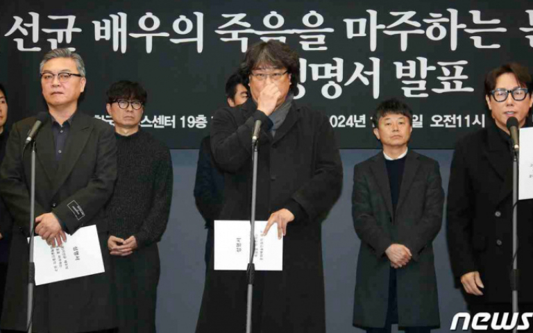 2千電影人連署為李善均喊冤　奉俊昊痛心：不要再有第二個犧牲者