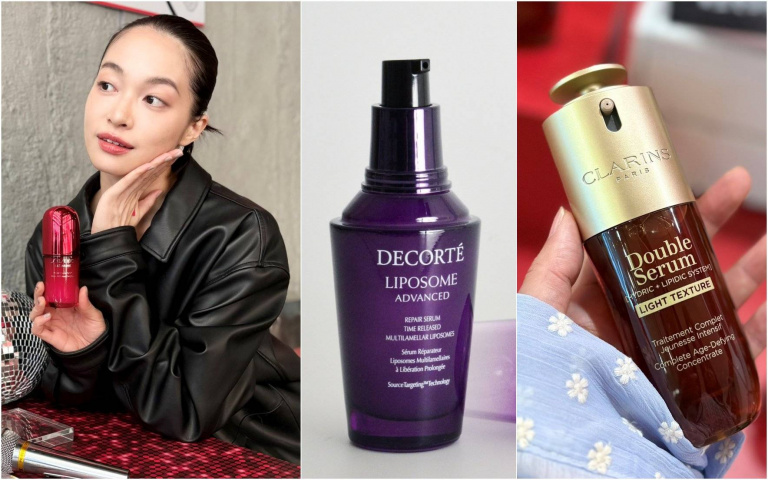 20+女生「真愛精華」Top 3！黛珂小紫瓶、資生堂小紅瓶、克蘭詩黃金雙萃妳選誰？