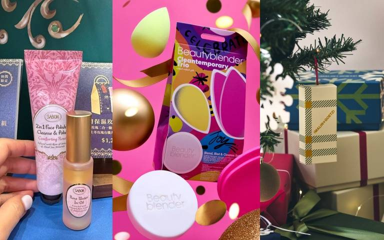1500元以下耶誕禮物推薦！實用不踩雷 TOP3：美妝蛋、玫瑰保養組、人氣香氛保濕禮盒一次收