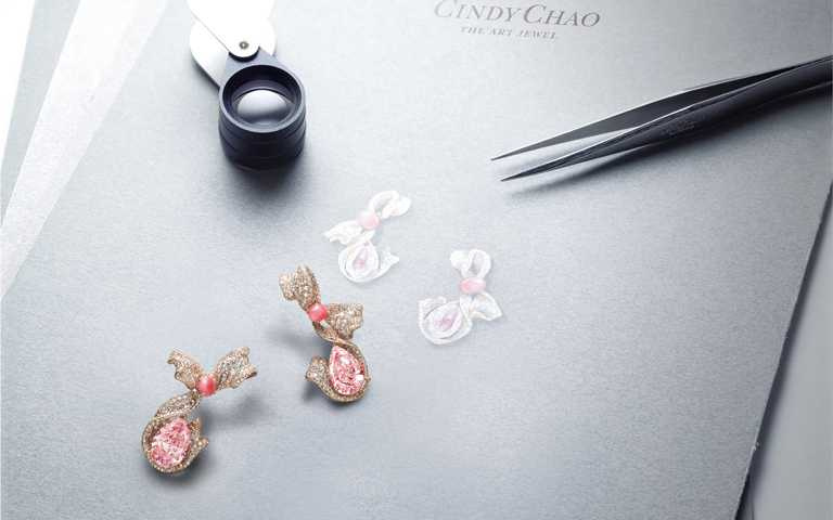 總值30億傳奇粉鑽初登場!藝術珠寶CINDY CHAO彩鑽創作 一次集結10顆珍稀粉紅彩鑽