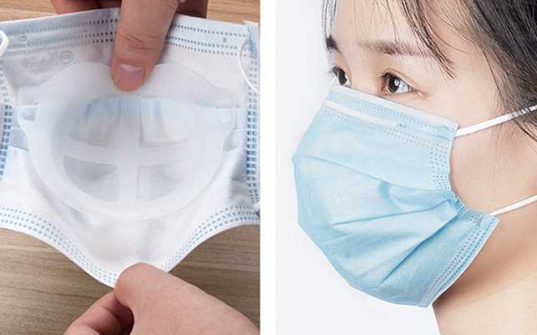 救星出現啦!夏日高溫必備「口罩支架」,解決悶熱、脫妝問題!