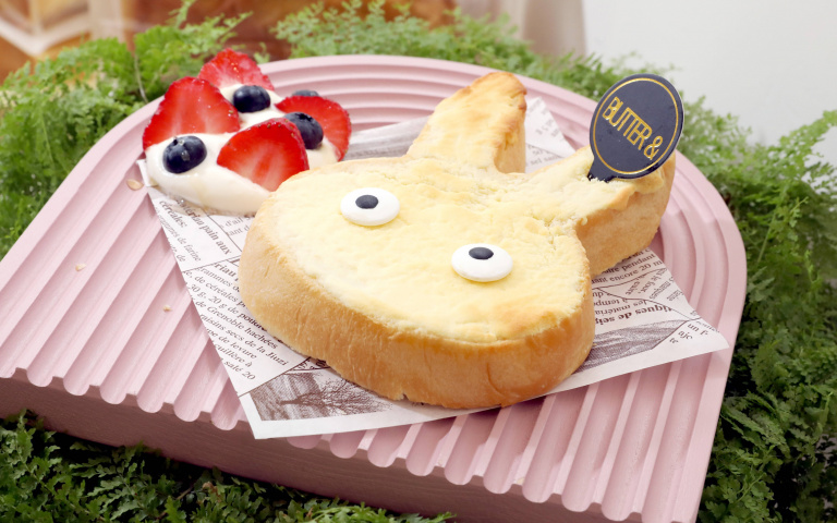 國父紀念館嘗鮮去3／網購起家「Butter & 霸氣奶酥」　清新店面╳造型吐司太討喜