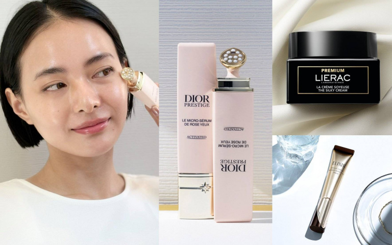 抗老保養新選擇：迪奧玫瑰眼凝萃升級亮相、LIERAC絲絨霜與怡麗絲爾小金管從『撫紋』著手！