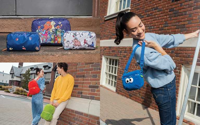 搶搭冬季毛毛熱潮!卡通芝麻街聯名LeSportsac,人氣角色限量休閒包萌得很可以!