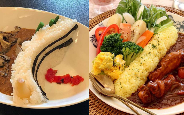 喜歡咖哩與飯的交融?還是整齊分隔的「水壩咖哩飯」?