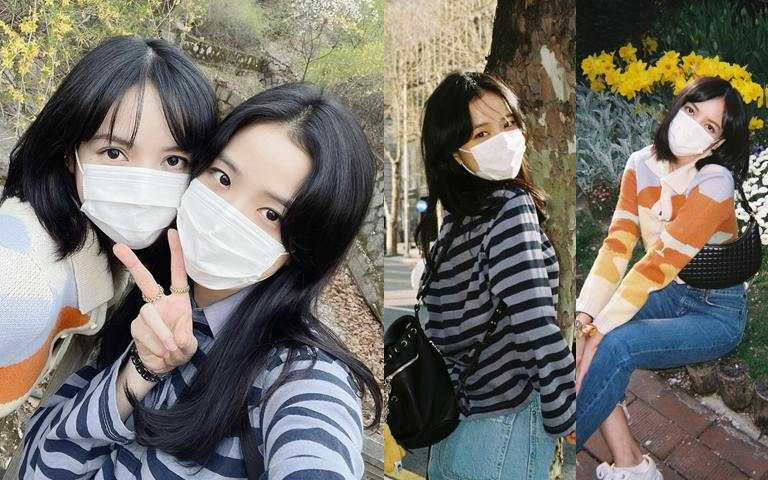 BLACKPINK Lisa&Jisoo好姐妹久違出遊狂曬自拍照!粉絲大讚兩人是戴口罩也擋不住的盛世美顏