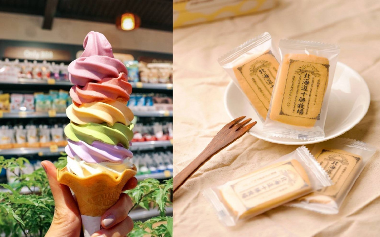 嘗6色彩虹冰淇淋、濃郁系牛奶餅乾　舌尖秒回北海道　