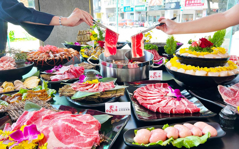 北海道大干貝吃到飽！馬辣集團插旗台中美食一級戰區，和牛、鮑魚上百道美食任你吃！