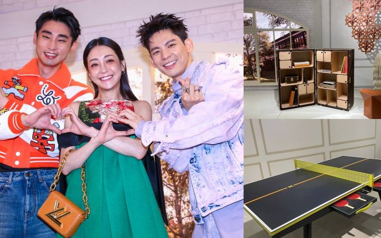 2023路易威登『典藏工藝展』最大亮點是超炫乒乓球桌！《光露營就很忙了！》的林柏宏、謝欣穎、章廣辰搶著要的是這款！