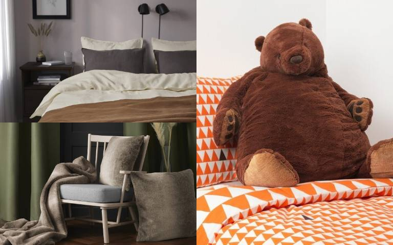 把今年爆紅的「美拉德風格」搬進家中！ IKEA 10款秋冬寢織品，打造慵懶魅力居家！