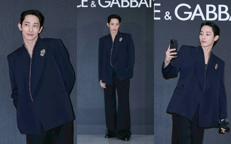 「江南太子」李洙赫訪台、數度90度鞠躬超親民!一身Dolce&Gabbana俐落帥氣炸裂全場,現場粉絲嗨爆