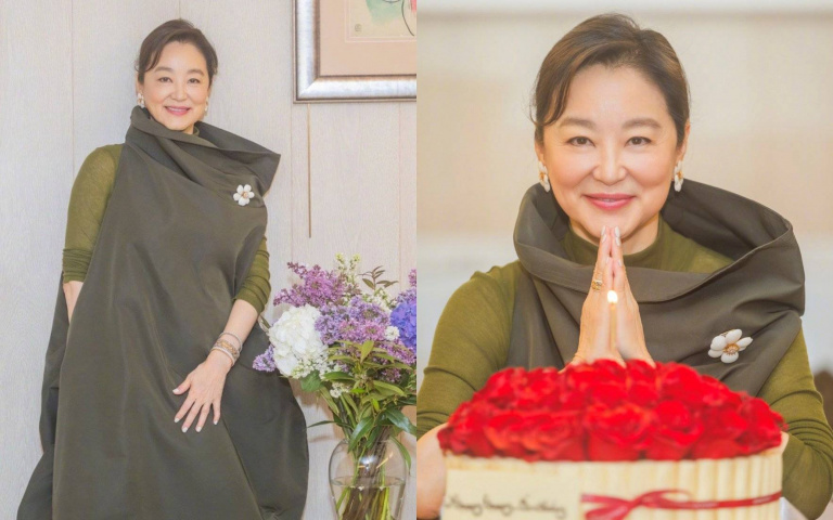 71歲林青霞生日再發近照！氣色紅潤、笑容溫柔 網讚：歲月不敗真女神！