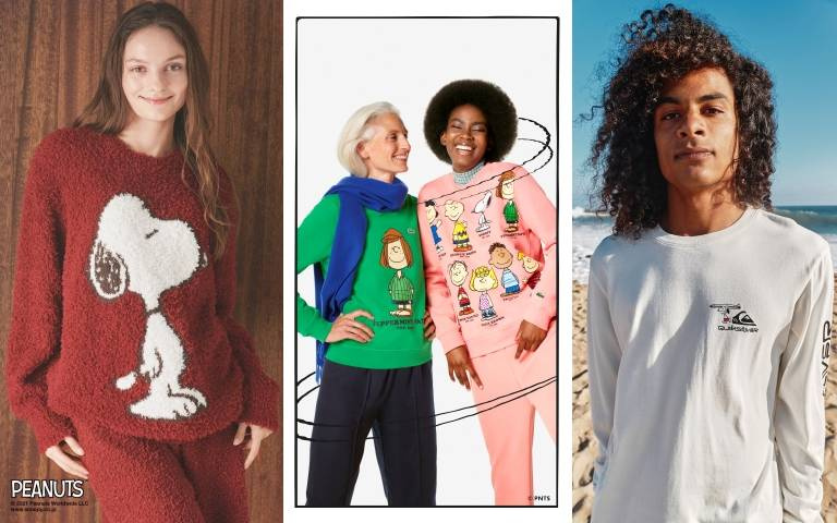 一次包辦所有的可愛！QUIKSILVER、LACOSTE、gelato pique...從海灘到居家通通都被史奴比征服！