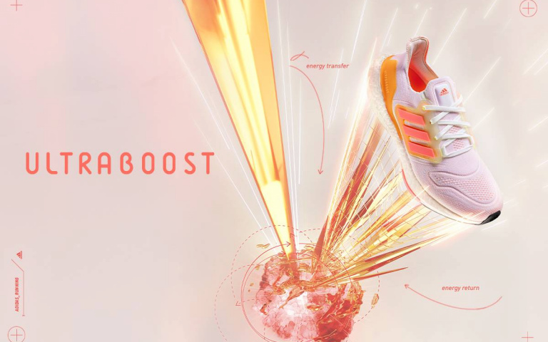 adidas UltraBOOST 22 全新限定配色 高顏值「櫻花粉」讓妳的運動造型與實力兼具 !