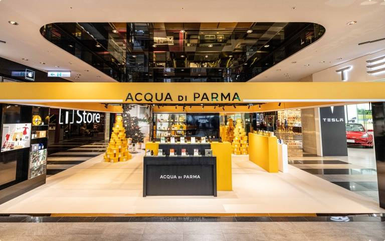 Acqua di Parma義式耶誕快閃店就在台北新光三越A11，空運來台獨家帽盒聖誕樹超吸睛！