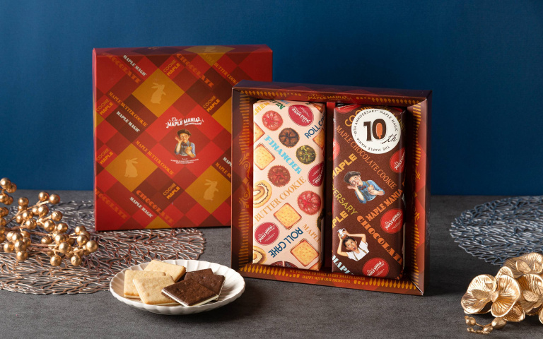 限量禮盒！「巧克力夾心餅乾」9入禮盒來台、3款限定包裝，楓糖味超讚