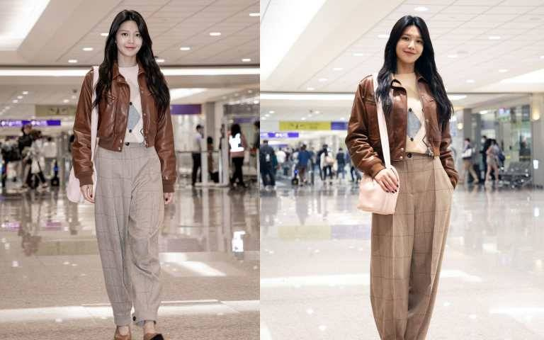 少女時代崔秀英現身台北，被粉絲捕獲在桃園中正機場入關了！