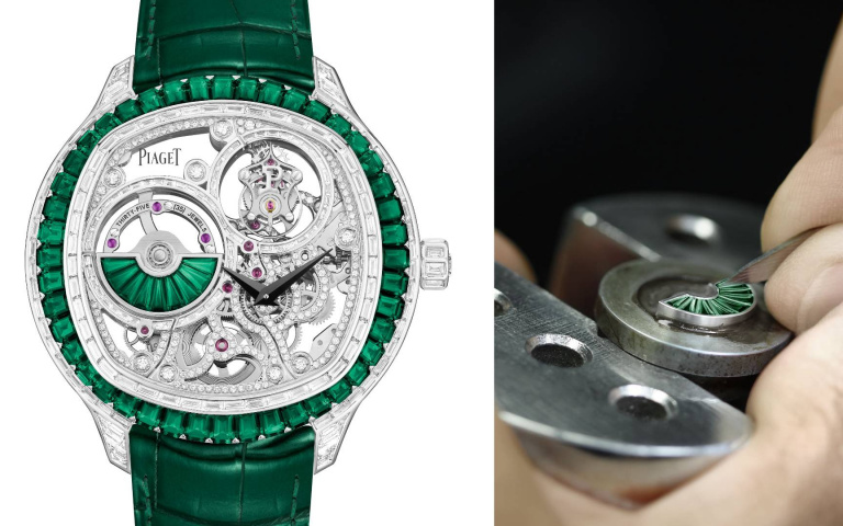 超霸氣  伯爵腕錶新作祖母綠搭配頂級美鑽，要價4千萬台幣奢華至極