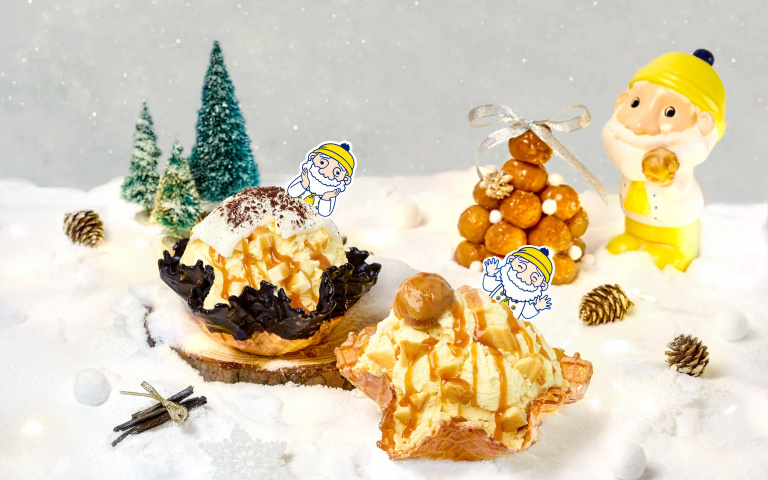 COLD STONE冬季限定！推卡士達泡芙冰品、濃巧克力系列冰品，冰品控必吃！