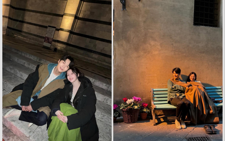 這不是花絮是戀愛感吧？高允貞IG公開與金宣虎義大利、加拿大拍戲日常　韓網再度敲碗假戲真做