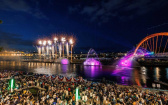 台北夏夜最美水岸秀回歸！2026台北水舞嘉年華限時15天，水火共舞、彩虹橋雙水舞登場！