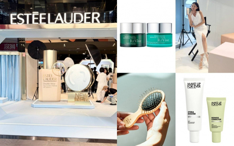 6月必逛美妝指南：雅詩蘭黛快閃店限時打卡、RéVive與MAKE UP FOR EVER「買正送正」大回饋，加碼翠芙思過爐平安梳免費領！