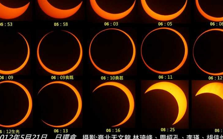 天文奇景「日環食」6/21再現 全台各地觀測時間一覽