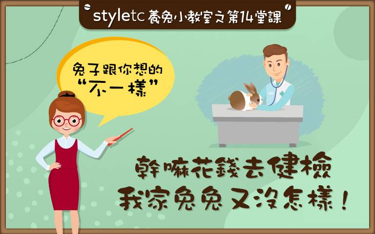 兔兔不舒服,但兔兔不說!健檢費用花起來,荷包不夠深就不要養!