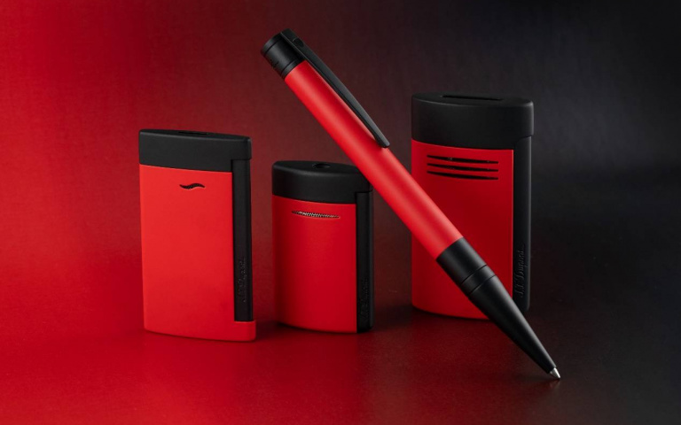 S.T. Dupont換新裝，經典打火機及書寫工具披上紅黑魅力雙色嶄露初秋時尚