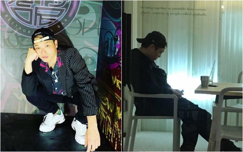 阿虎包包一掏...「整疊千元大鈔」！　桌面掩護低頭猛數錢