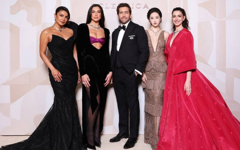 一張照片看懂安海瑟薇臉有多小！同框全明星直接小一圈，比例精緻到太誇張