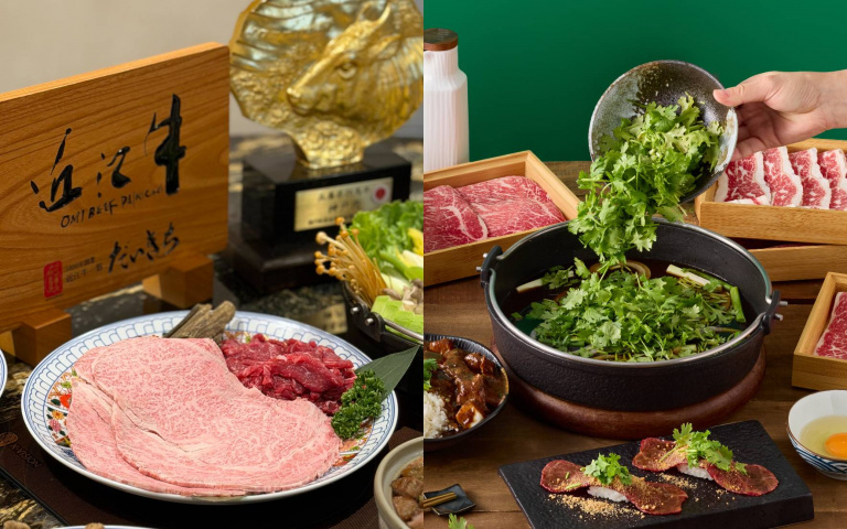 愛吃壽喜燒的人注意！橋山「溫體牛壽喜燒」開吃、和牛涮推香菜試煉