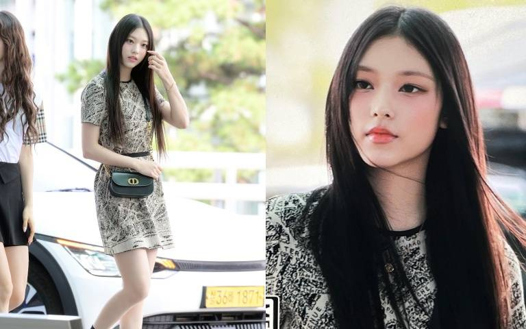 韓國大勢女團NewJeans  Haerin抓『包』單獨現身韓國仁川機場！