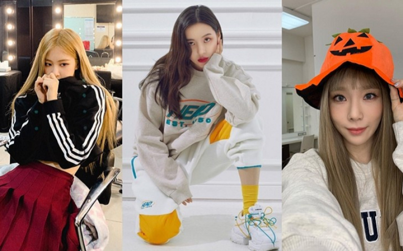 IU、BLACKPINK、太妍親自教學　最簡單的大學T穿出時髦感其實有技巧！