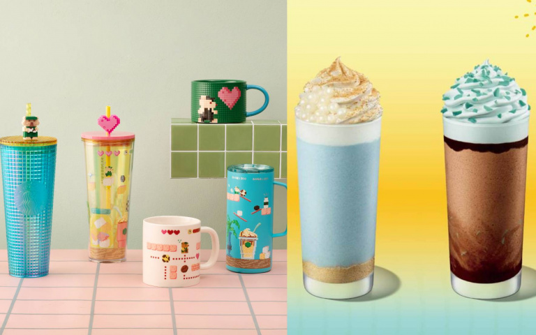 星巴克夏日新品登場!奶油餅乾星冰樂、Y2K遊戲風杯款,必收亮點一次看!
