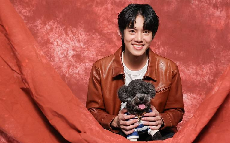 寵物情緣／余杰恩愛犬Wuni戴金鍊出場超嬌貴　複製高冷性格：不愧是我的狗