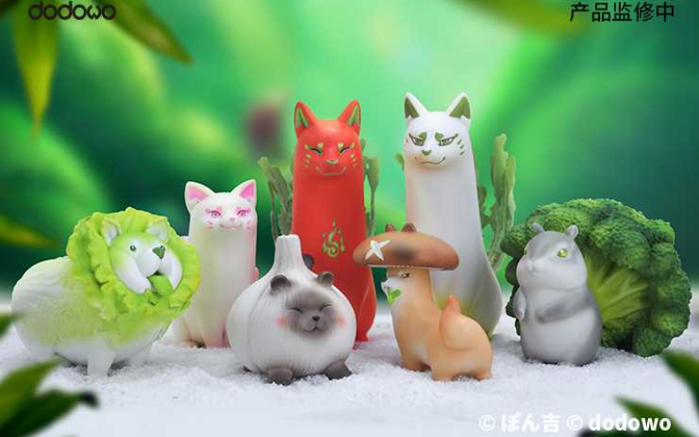 動物全變蔬菜啦!超萌「大白菜柴柴」、「花椰菜松鼠」,就是要搶攻你的荷包