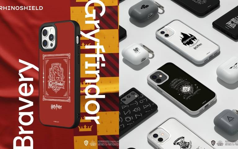 RhinoShield犀牛盾攜手哈利波特推出手機殼、Airpods保護套,讓手機變身霍格華茲學院風