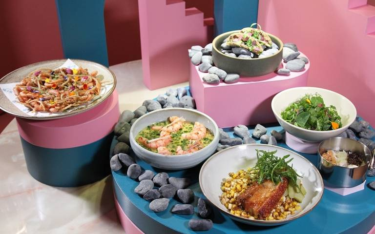 蚵仔變沙拉、「塞滿蝦」蝦餅　超潮餐酒館翻轉「中菜」推新味