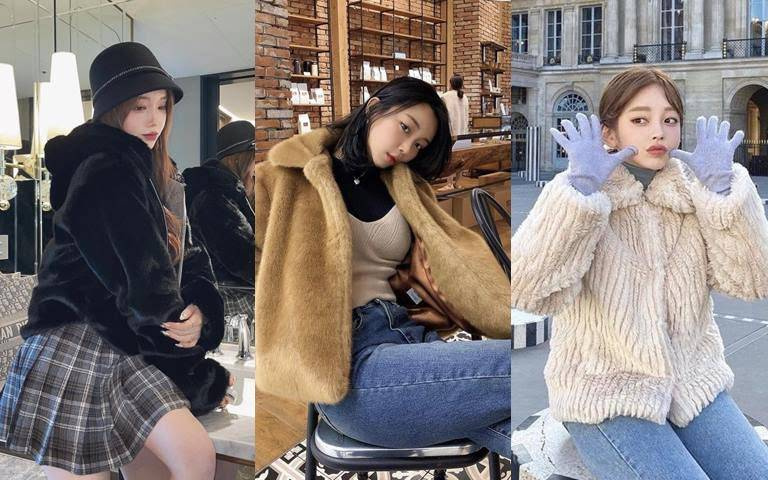 還要再冷2天?快把家裡的「皮草外套」拿出來!學韓妞這樣搭配最時髦!