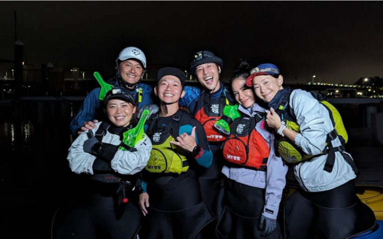 胡宇威體驗夜划直呼「太療癒」　前進石垣島最擔心翻船