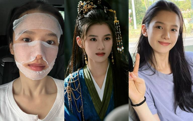 《藏海傳》香暗荼本尊張婧儀是素顏女神!靠八段錦、狂濕敷、愛運動養出仙女級美肌