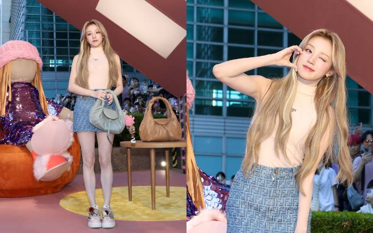 I-DLE宋雨琦現身FENDI BFF House、上百粉絲熱情應援！愛喝奶茶還自爆是「台北通」、生日願望甜炸