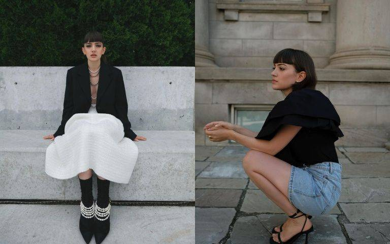 穿梭在黑白之間的溫柔感:來自加拿大多倫多的她,根本就是「嬌小女生穿搭範本」