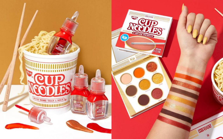 進軍美妝界！日清杯麵x美國彩妝品牌聯名推出限定商品