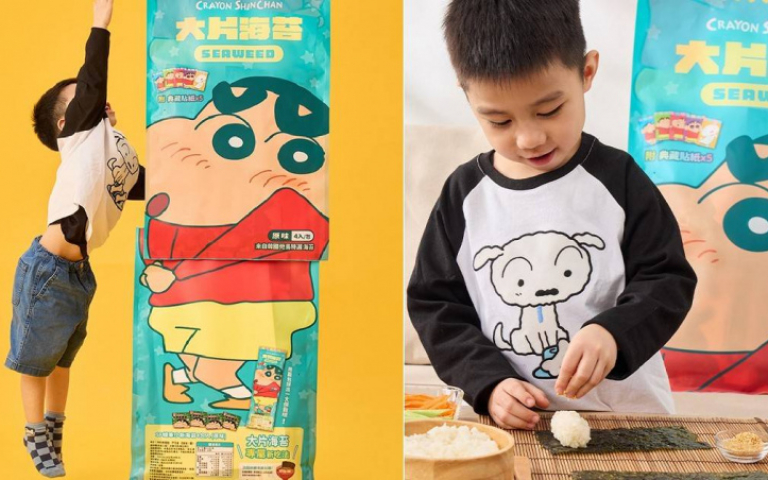 蠟筆小新等身海苔手刀買回家　輕巧版抹醬餅乾杯、爆米花隨身帶著走