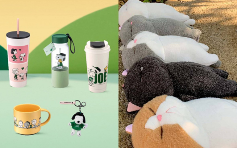 療癒系聯名爆發!星巴克xSnoopy再出招、日本棒貓首登台萌翻LaLaport南港