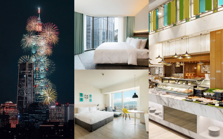 台北跨年住宿推薦！從信義到南港、西門到松山，煙火、派對與靜謐一次收進夜裡