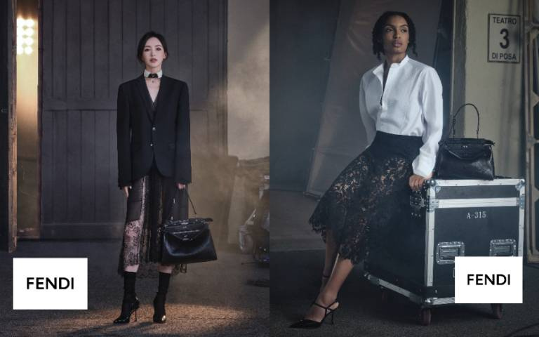 FENDI Peekaboo又掀起搶包潮！唐嫣、Monica Bellucci四女神同框演繹，My Peekaboo把「名字」寫入經典