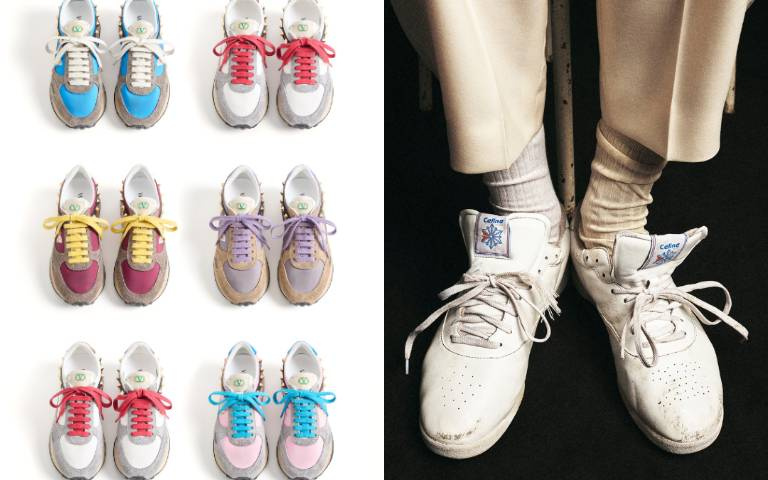 秋冬精品運動鞋太燒心！Valentino鉚釘鞋美得叛逆、Celine聯名Reebok超百搭，連「內增高神鞋」都回來了